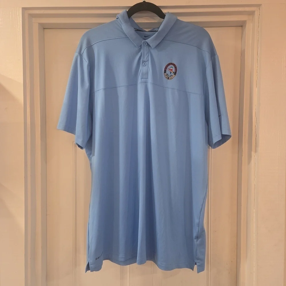 Nike Lot Of 3 Golf Dri Fit Tiger Woods Short Sleeve Polo Mens XL Pink Blue Gray